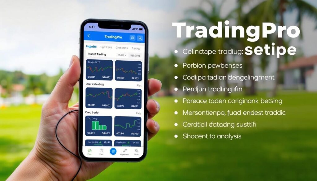 Platform mobile TradingPro Indonesia dengan fitur lengkap untuk trading di mana saja