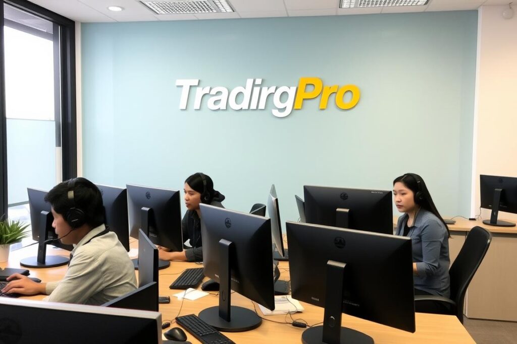 Tim dukungan pelanggan TradingPro Indonesia yang siap membantu 24/7