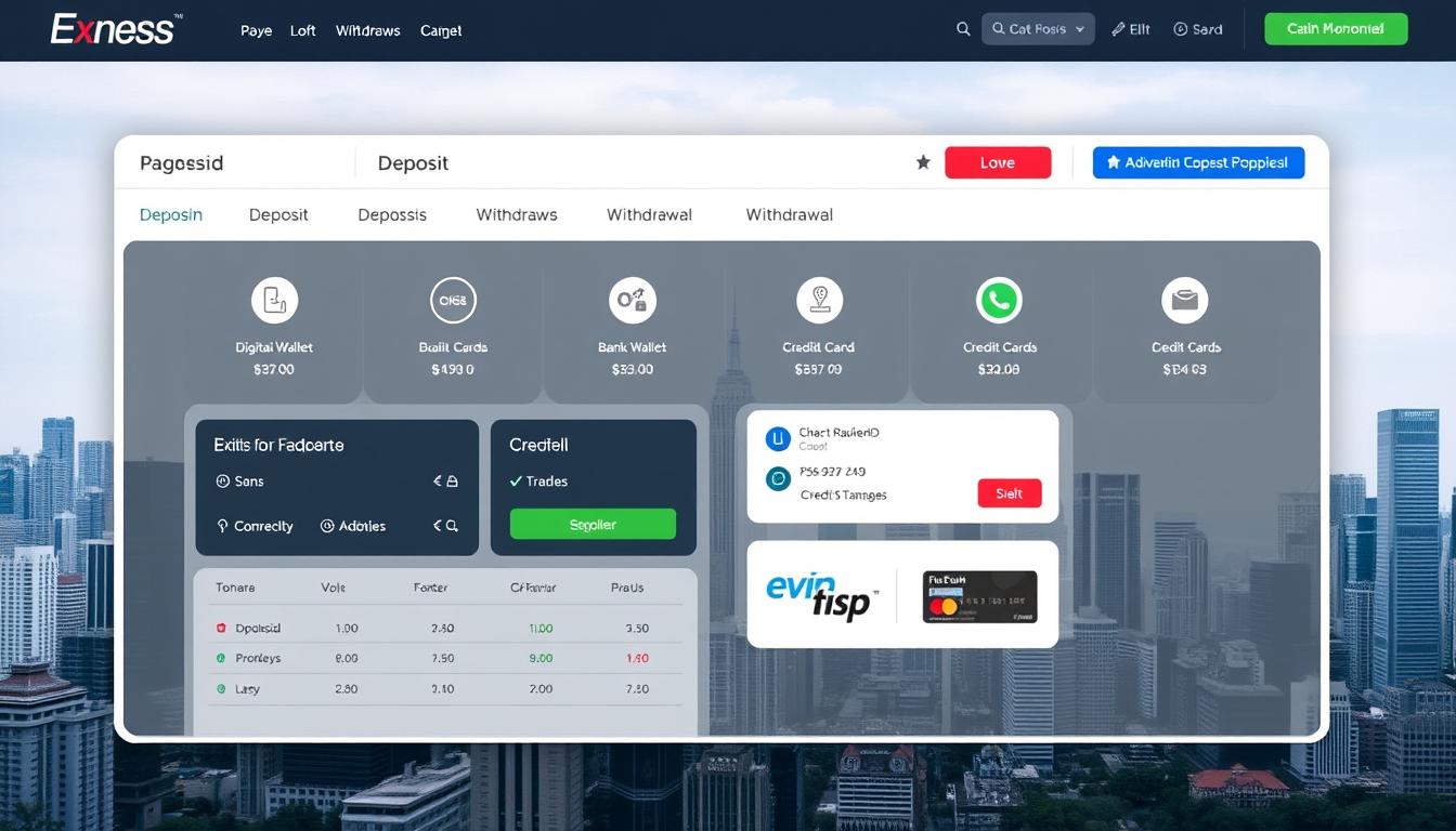 metode deposit & withdrawal exness indonesia